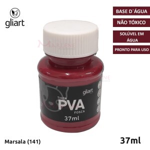 Tinta PVA fosca 37ml Gliart