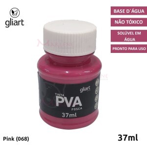 Tinta PVA fosca 37ml Gliart