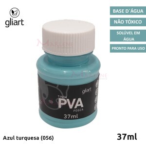 Tinta PVA fosca 37ml Gliart