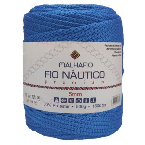 Fio náutico premium 5mm com 500g Malhafio