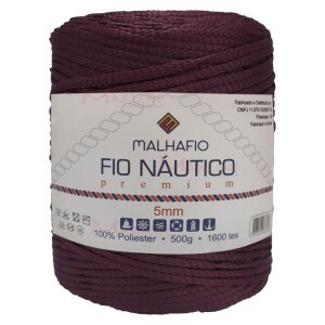 Fio náutico premium 5mm com 500g Malhafio