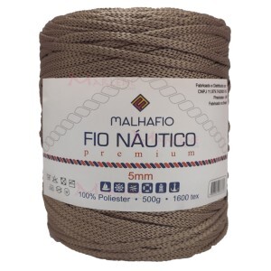 Fio náutico premium 5mm com 500g Malhafio