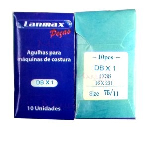 Agulha nº11 cabo fino reta industrial