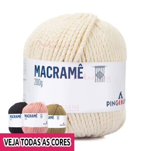 Fio macramê 200g Pingouin TEX.2655 com 75m