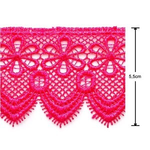 Renda guipir bico CHL-133-55 13,70M