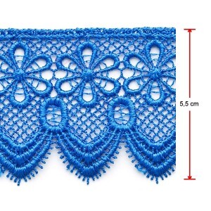 Renda guipir bico CHL-133-55 13,70M