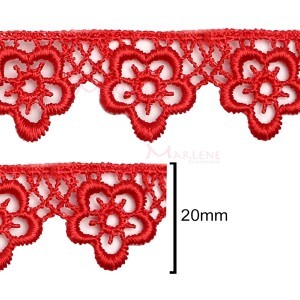Renda guipir flor CHL-615-20 13,70m