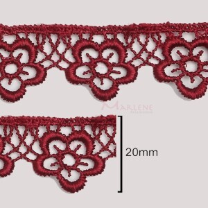Renda guipir flor CHL-615-20 13,70m
