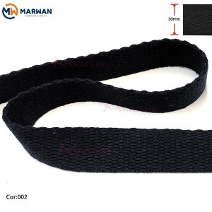 Cadarço de algodão 30mm marwan por metro