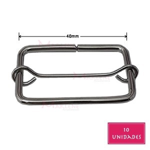 Regulador com passante 40mm níquel 10 unidades