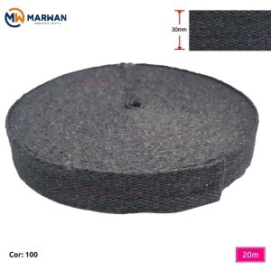 Cadarço de algodão 30mm Marwan com 20m na peça
