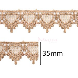 Renda guipir bico CHL-590-35 R 13,70M