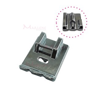 Calcador para vivo ou cordão duplo para máquina doméstica