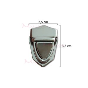 Fecho para bolsa níquel pequeno com encaixe SK-6