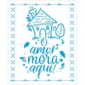 Stencil STM 21x17 cm Litoarte