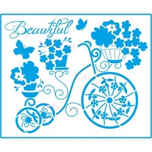 Stencil STM 21x17 cm Litoarte