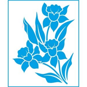 Stencil STM 21x17 cm Litoarte