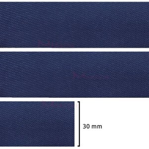 Fita chic 30mm para alça de bolsa por metro em poliéster Bicolor