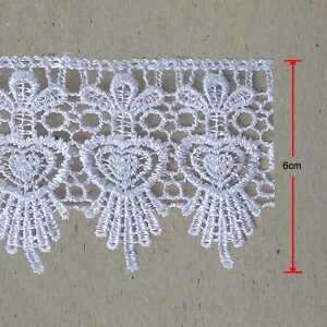 Renda guipir bico CHL-436-60 13,70m