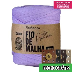 Fio de malha extra premium 25mm com 140m Fischer + fecho de corino grátis
