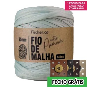 Fio de malha extra premium 25mm com 140m Fischer + fecho de corino grátis