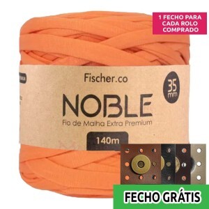 Detalhes: Fio de malha Noble extra premium 35mm com 140m Fischer + fecho de corino grátis