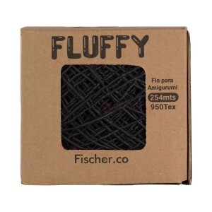 Fio Fluffy com 254m Fischer para amigurumi