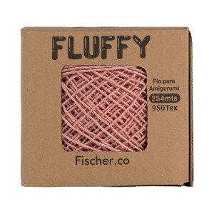Fio Fluffy com 254m Fischer para amigurumi