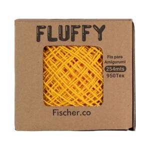 Fio Fluffy com 254m Fischer para amigurumi