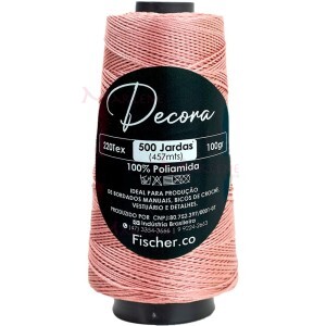 Fio Decora Fischer tex.220 com 457m para bordado a mão