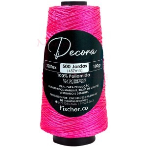 Fio Decora Fischer tex.220 com 457m para bordado a mão