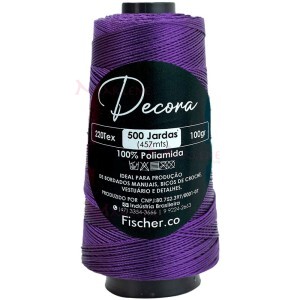 Fio Decora Fischer tex.220 com 457m para bordado a mão