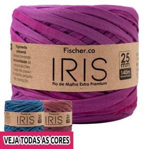 Fio de malha Iris extra premium 25mm com 140m Fischer