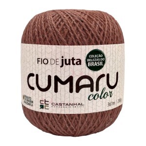 fio de juta Cumaru color com 200g e 361m Castanhal