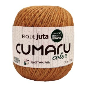 fio de juta Cumaru color com 200g e 361m Castanhal