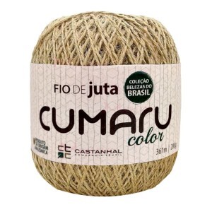 fio de juta Cumaru color com 200g e 361m Castanhal