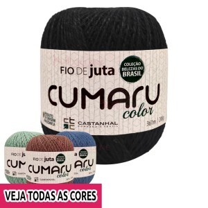 fio de juta Cumaru color com 200g e 361m Castanhal