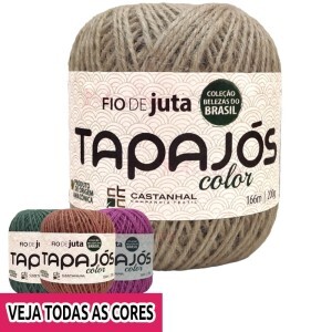 fio de juta Tapajós color com 200g e 166m Castanhal