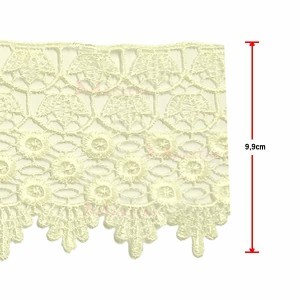 Renda guipir bico CHL-185-99 13,70m