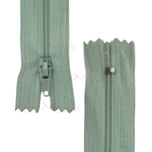 Zíper de nylon fino 18cm unidade