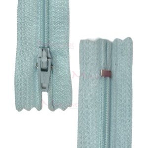 Zíper de nylon fino 18cm unidade