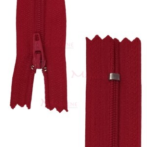 Zíper de nylon fino 20cm unidade