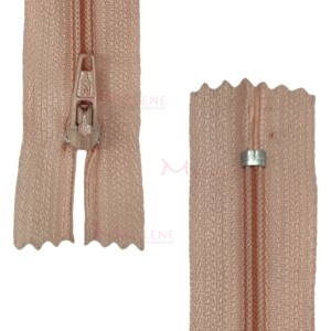 Zíper de nylon fino 30cm unidade