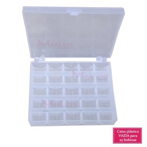 Caixa vazia para 25 bobinas