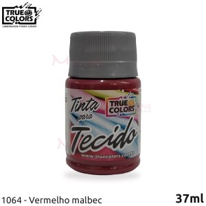 Tinta para tecido True Colors com 37ml