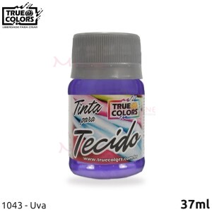 Tinta para tecido True Colors com 37ml