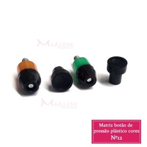 Matriz nº12 botão de pressão colorido