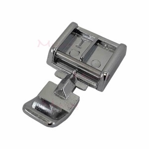 Calcador para zíper comum em máquina doméstica